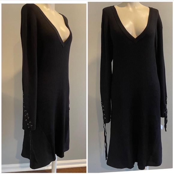 Black sweater dress - Picture 5 of 5